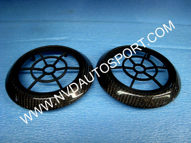BMW E92 E93 M3 carbon fiber interior speaker ring